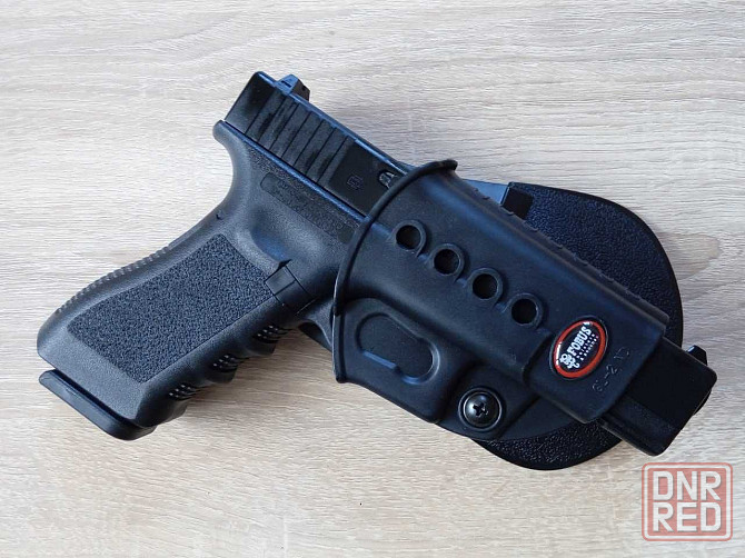 Пластиковая поясная кобура для пистолета Glock 17/19 с замком. Новая! Херсон - изображение 8