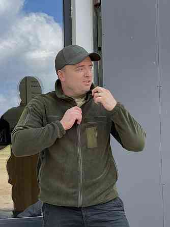 Тактическая флисовая кофта-куртка Vogel ВСУ, флиска военная олива Запорожье