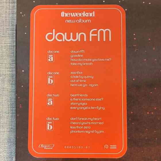 The Weeknd : Dawn Fm 2LP / Виниловая Пластинка Винил Пластинка Запорожье