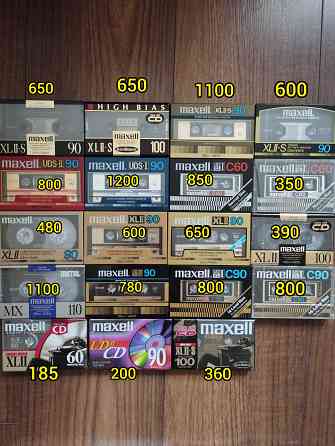 Аудіокасети Denon, Maxell, Sony, TDK, jvc, Panasonic Запорожье