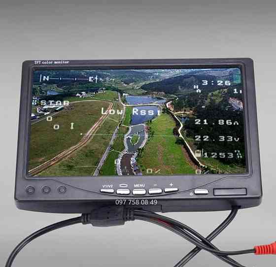 FPV монитор 7 дюймов 1024х600 дисплей readytosky k101 lcd5802d Запорожье