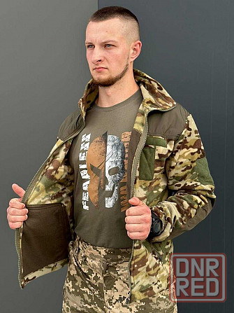 Тактическая флисовая кофта олива ЗСУ армейская флиска олива военная Херсон - изображение 6