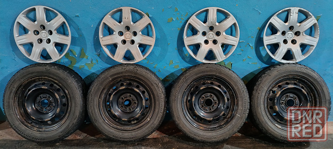 Комплект зимних колёс на Honda 205/60 R16 в сборе Донецк - изображение 1