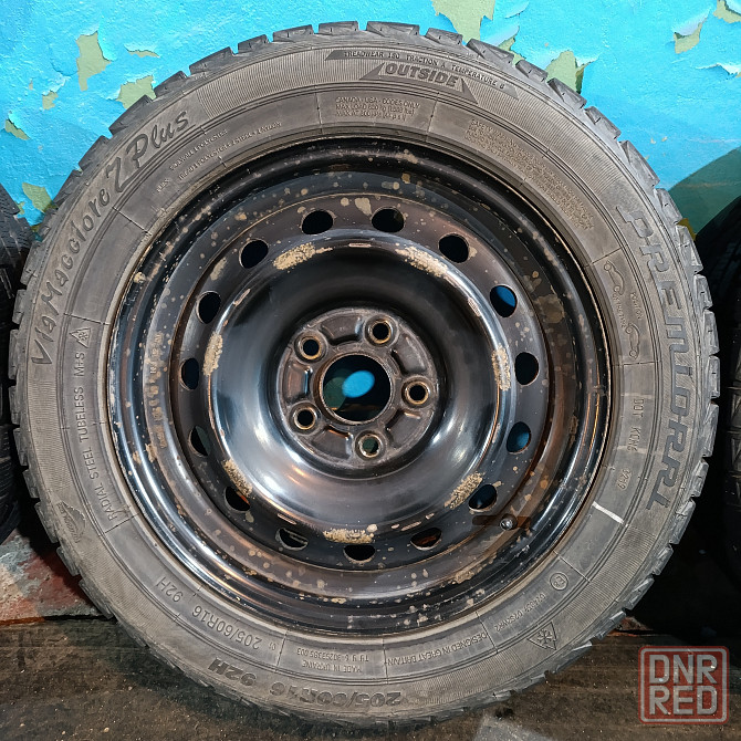 Комплект зимних колёс на Honda 205/60 R16 в сборе Донецк - изображение 4