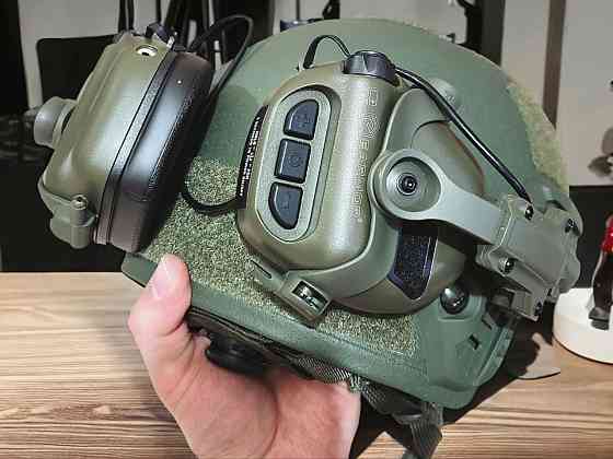 Набор 3 в 1 !!! Тактические наушники EARMOR M31 + крепление + фонарь Запорожье