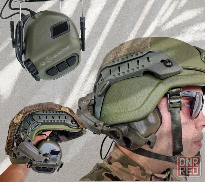 Комплект Активные наушники Earmor M31 + крепление чебурашки на шлем Запорожье - изображение 3