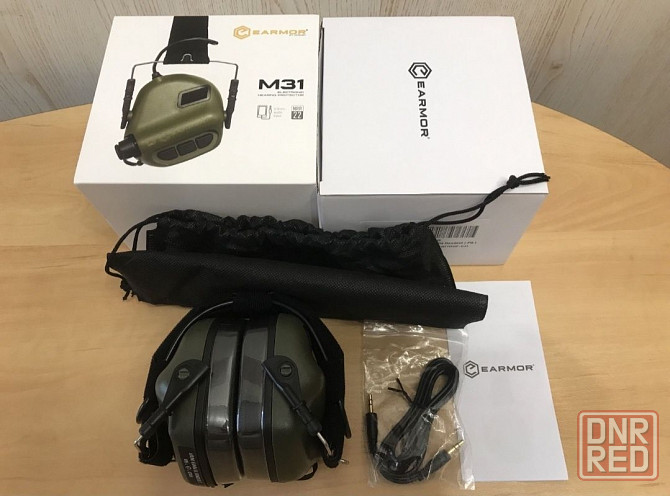 Комплект Активные наушники Earmor M31 + крепление чебурашки на шлем Запорожье - изображение 5