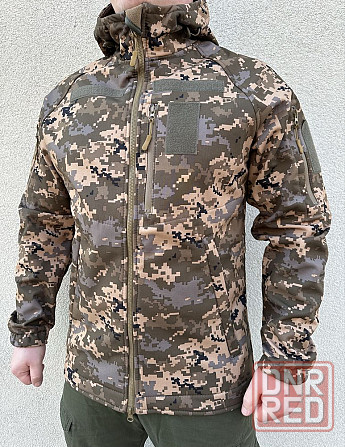 Куртка soft shell софтшелл пиксель ВСУ/ куртка ВСУ/ куртка пиксель ВСУ Херсон - изображение 1