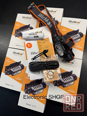 Ліхтар Wurkkos HD16\2500lm\luminus SFT40\RED-light + акумулятор 3000ma Херсон - изображение 1