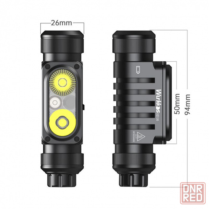 Ліхтар Wurkkos HD16\2500lm\luminus SFT40\RED-light + акумулятор 3000ma Херсон - изображение 5