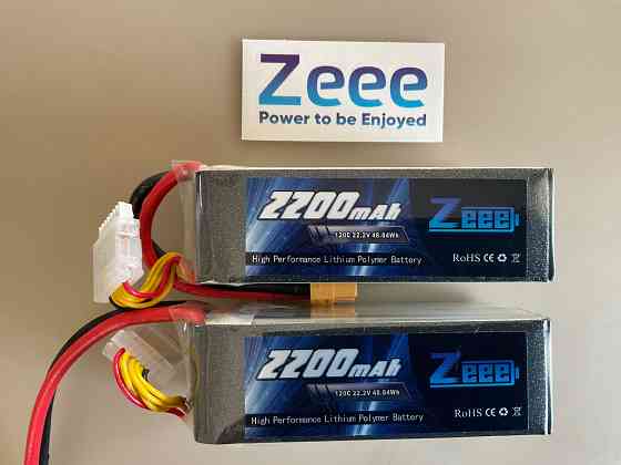 LiPo 6s 1300-2200 120C-150С для FPV Оригинал 100% гарантия емкости Запорожье