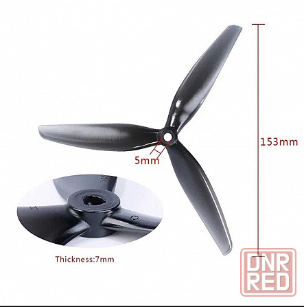 Пропеллеры Gemfan 1050 10x5x3 FPV дрон количество ФОП HQ Prop Macroquad Запорожье - изображение 3