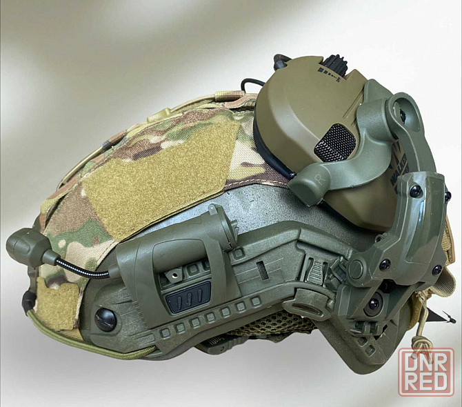 3 в 1 Тактические наушники Walker's крепление чебурашки фонарь на шлем Запорожье - изображение 6