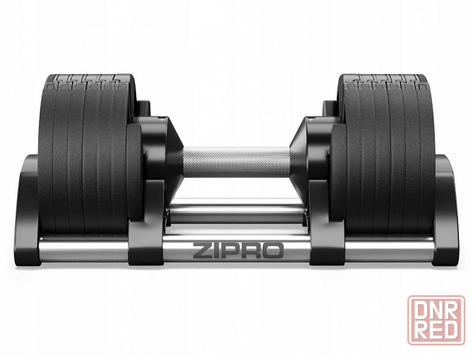 Регулируемые чугунные гантели Zipro 1x 24 кг Запорожье - изображение 3