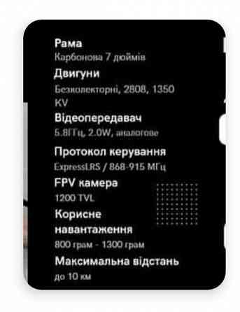 FPV дроны 7 дюймов с батареями на 8к Запорожье