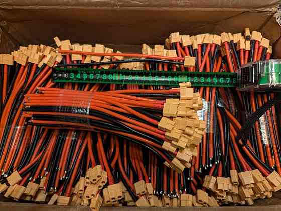 XT60 Amass Силиконовый кабель 12awg 20см. Заводские. Запорожье