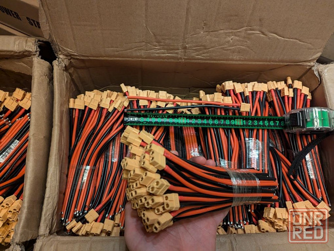 XT60 Amass Силиконовый кабель 12awg 20см. Заводские. Запорожье - изображение 3