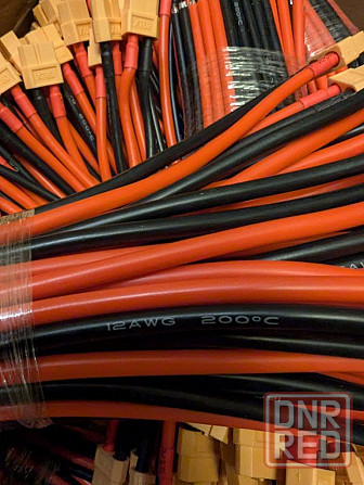 XT60 Amass Силиконовый кабель 12awg 20см. Заводские. Запорожье - изображение 2