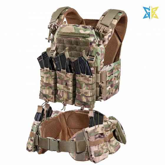 Плитоноска Warmor Gen.3 + РПС Warbelt с подсумками и быстрым сбросом Запорожье