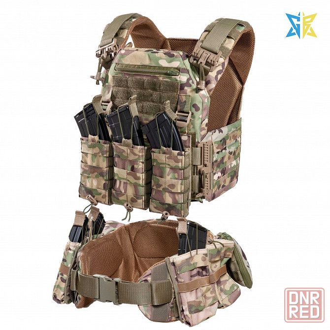 Плитоноска Warmor Gen.3 + РПС Warbelt с подсумками и быстрым сбросом Запорожье - изображение 1