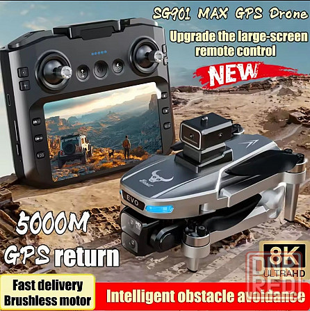 Дрон SG901 MAX 5000km квадрокоптер коптер GPS Запорожье - изображение 1