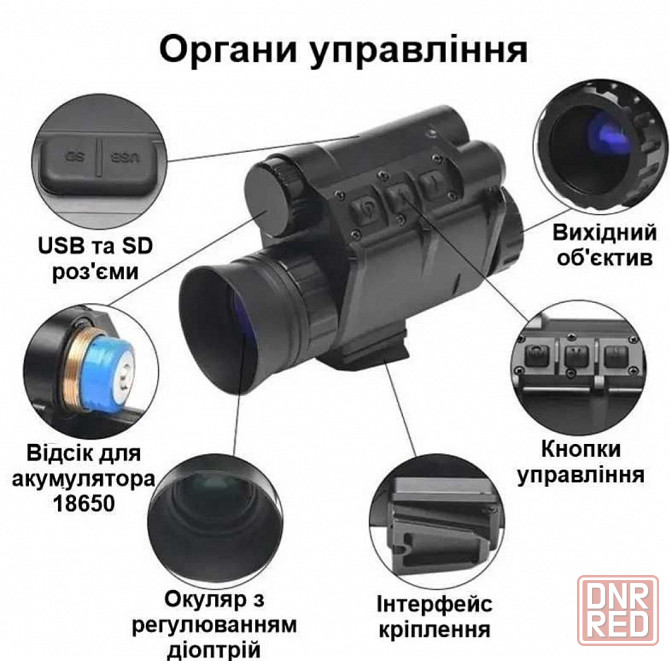 Прибор ночного видения NVG-30 с углом обзора 40°. Запорожье - изображение 7