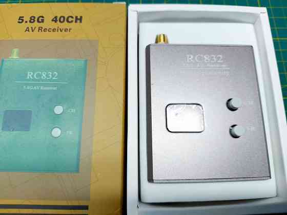 Відео приймач VRX FPV  FPV RC832 40ch 5.8GHz Video  Receiver Запорожье