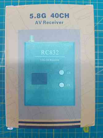 Відео приймач VRX FPV  FPV RC832 40ch 5.8GHz Video  Receiver Запорожье