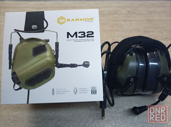 3 в 1. Комплект для шлема! Наушники Earmor M32 MOD3 + крепление + фонарь Запорожье - изображение 3