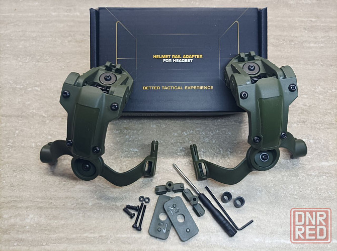 3 в 1. Комплект для шлема! Наушники Earmor M32 MOD3 + крепление + фонарь Запорожье - изображение 5