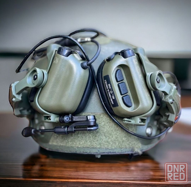 3 в 1. Комплект для шлема! Наушники Earmor M32 MOD3 + крепление + фонарь Запорожье - изображение 6