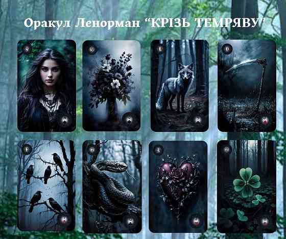 Оракул Ленорман "КРІЗЬ ТЕМРЯВУ" Запорожье