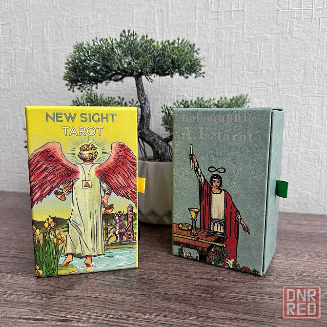 Голографические / New Sight Tarot Карты Таро Райдера Уэйта 12*7 Херсон - изображение 1