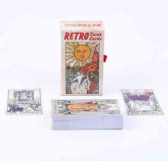 Black Original Класичне Таро / RetroTarot Ретро Райдет Уейт 12*7 см Запорожье