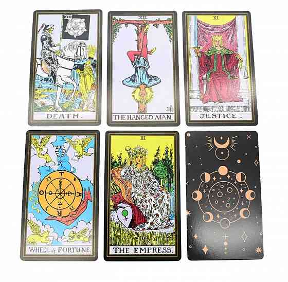 Black Original Класичне Таро / RetroTarot Ретро Райдет Уейт 12*7 см Запорожье