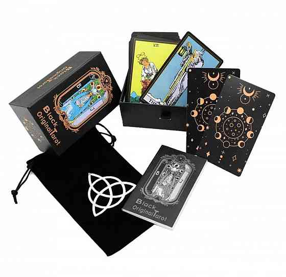 Black Original Класичне Таро / RetroTarot Ретро Райдет Уейт 12*7 см Запорожье