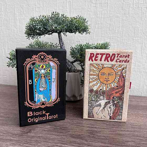 Black Original Класичне Таро / RetroTarot Ретро Райдет Уейт 12*7 см Запорожье