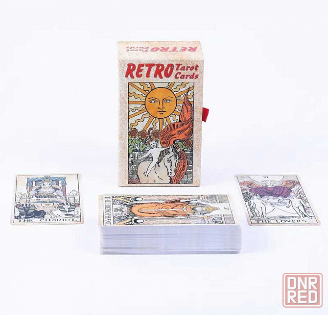 Black Original Класичне Таро / RetroTarot Ретро Райдет Уейт 12*7 см Запорожье - изображение 4