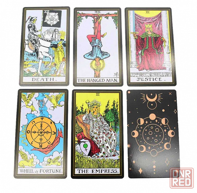 Black Original Класичне Таро / RetroTarot Ретро Райдет Уейт 12*7 см Запорожье - изображение 6