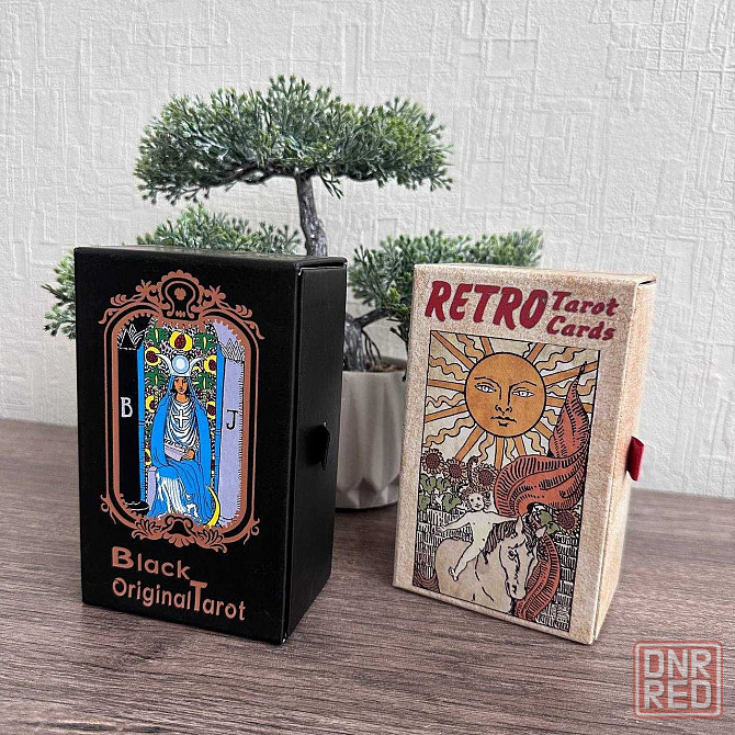 Black Original Класичне Таро / RetroTarot Ретро Райдет Уейт 12*7 см Запорожье - изображение 2