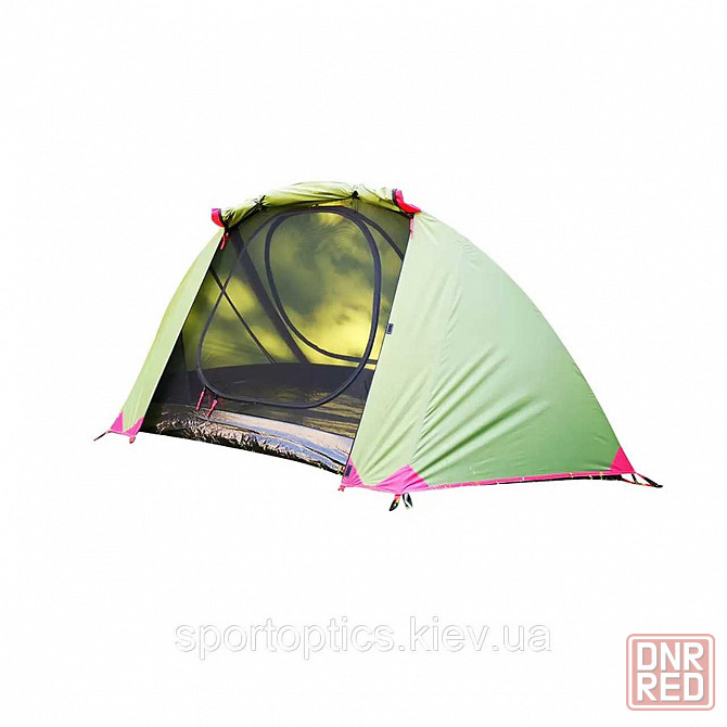 Палатка одноместная двухслойная Tramp Lite Hurricane, олива с серым Херсон - изображение 4