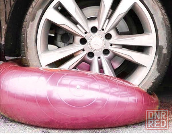 Мяч для фитнеса (фитбол) WCG 65 Anti-Burst 250кг Персиковый + насос Запорожье - изображение 6