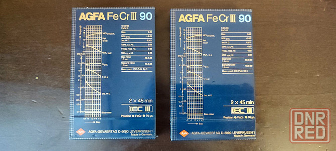 Аудиокассеты Agfa FeCr III 90 CARAT HDX 1982 Херсон - изображение 2
