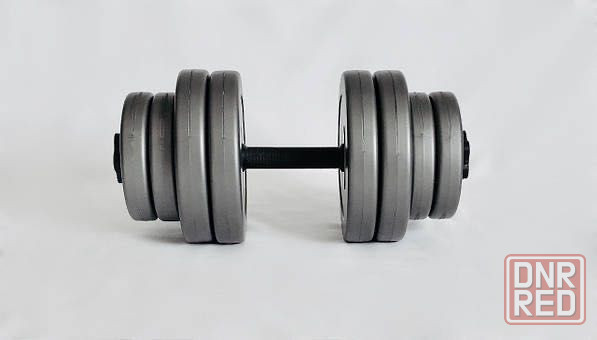 Гантели 2х15кг GREY Запорожье - изображение 2