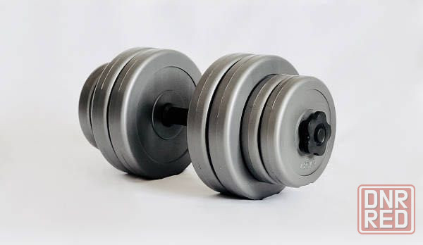 Гантели 2х15кг GREY Запорожье - изображение 3