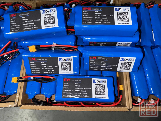 Аккумулятор (батарея) для FPV (ФПВ) дрона 6S3P: 12000mAh, до 150A, 22.2V Запорожье - изображение 4