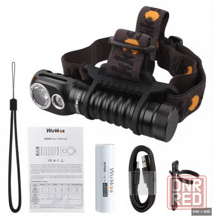 Ліхтар Wurkkos HD20\LH351D-5.000K 90CRI-Cree XP-L HD\USB-C-5000ma Запорожье - изображение 3