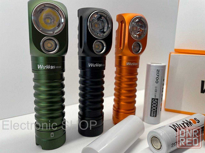Ліхтар Wurkkos HD20\LH351D-5.000K 90CRI-Cree XP-L HD\USB-C-5000ma Запорожье - изображение 1