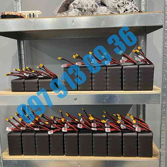6s1p батарея для ФПВ, високотоковий 40A акумулятор 4000 mAh Molicel Запорожье