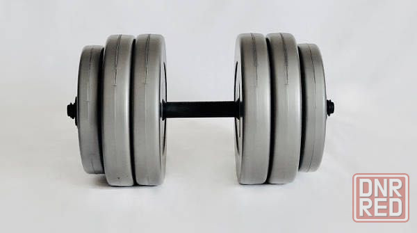 Гантели 2х25кг GREY Запорожье - изображение 2